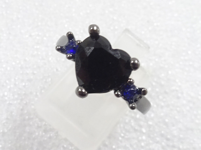 JAPANESE KIMONO / ANTIQUE COLORED STONE RING (SIZE 16.5)